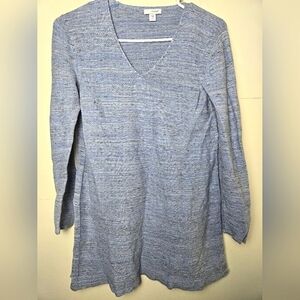 Women's J. Jill Pure Jill Cotton & Linen Blend V-neck Sweater,‎ Size Small